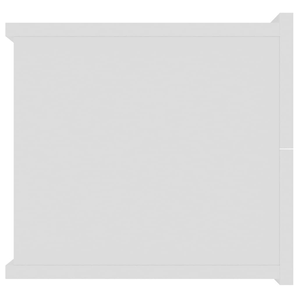 vidaXL naktsskapīši, 2 gab., balti, 40x30x30 cm, skaidu plāksne цена и информация | Naktsskapīši | 220.lv