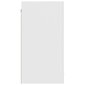 vidaXL piekarams skapītis, spīdīgi balts, 80x31x60 cm, skaidu plāksne cena un informācija | Virtuves skapīši | 220.lv