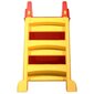 vidaXL saliekams bērnu slidkalniņš, sarkans ar dzeltenu цена и информация | Slidkalniņi, kāpšanas konstruktori | 220.lv