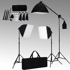 vidaXL fotostudijas komplekts - gaismas izkliedētāji un foni cena un informācija | Apgaismojums fotografēšanai | 220.lv