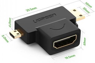 Ugreen 20144 HDMI adapteris цена и информация | Адаптеры и USB разветвители | 220.lv