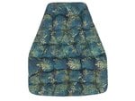 Подушка для подвесного кресла-качалки HobbyGarden George, зеленая/синяя