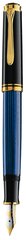 Перьевая ручка Pelikan M400 F, черно-синяя цена и информация | Письменные принадлежности | 220.lv