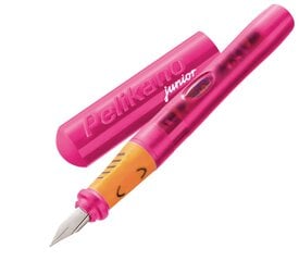 Tintes pildspalva kreiļiem Pelikan Junior P 67 L, rozā cena un informācija | Rakstāmpiederumi | 220.lv