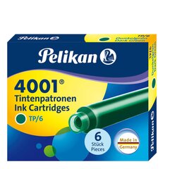 Капсулы Pelikan TP/6, темно-зеленые, 6 шт. цена и информация | Письменные принадлежности | 220.lv