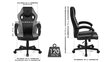 Spēļu krēsls Sense7 Prism, melns/pelēks cena un informācija | Biroja krēsli | 220.lv
