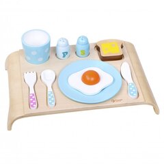 Деревянная игрушка "Набор для завтрака", 10 деталей цена и информация | Игрушки для малышей | 220.lv