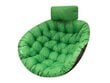 Spilvens piekarināmam šūpuļkrēslam HobbyGarden Moon, zaļš цена и информация | Krēslu paliktņi | 220.lv