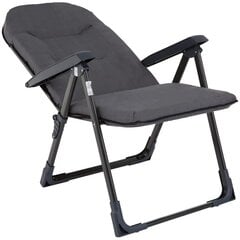 Складной стул Patio Galaxy H024-07PB, серый цена и информация | Садовые стулья, кресла, пуфы | 220.lv