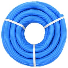 vidaXL baseina šļūtene, zila, 32 mm, 12,1 m cena un informācija | Baseinu piederumi | 220.lv
