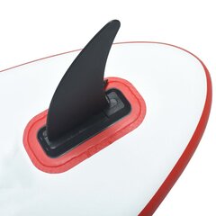 vidaXL spura SUP dēlim, 18,3x21,2 cm, melna plastmasa цена и информация | SUP доски, водные лыжи, водные аттракционы | 220.lv