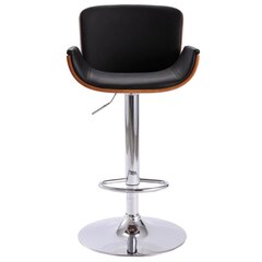 Барный стул со спинкой черный цена и информация | Стулья для кухни и столовой | 220.lv