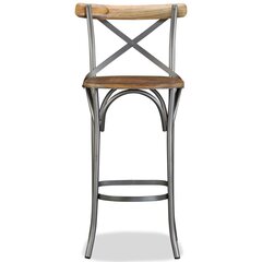 Барный стул из прочного дерева манго цена и информация | Стулья для кухни и столовой | 220.lv