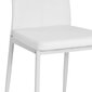 vidaXL virtuves krēsli, 2 gab., balta mākslīgā āda цена и информация | Virtuves un ēdamistabas krēsli | 220.lv