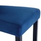 vidaXL virtuves krēsli, 2 gab., tumši zils samts цена и информация | Virtuves un ēdamistabas krēsli | 220.lv