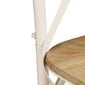 vidaXL virtuves krēsli, 2 gab., balts mango masīvkoks cena un informācija | Virtuves un ēdamistabas krēsli | 220.lv