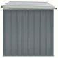 vidaXL dārza uzglabāšanas kaste, pelēka, 171x99x93 cm cena un informācija | Komposta kastes un āra konteineri | 220.lv
