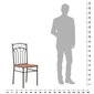 vidaXL virtuves krēsli, 4 gab., brūni, MDF цена и информация | Virtuves un ēdamistabas krēsli | 220.lv