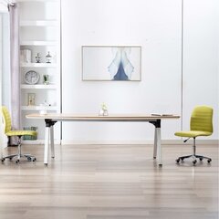 Обеденные стулья, 2 шт., зеленые цена и информация | Стулья для кухни и столовой | 220.lv