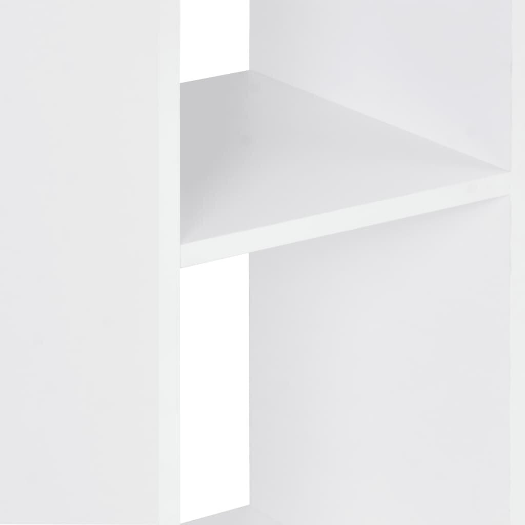 vidaXL bāra galds, 60x60x110 cm, balts цена и информация | Virtuves galdi, ēdamgaldi | 220.lv