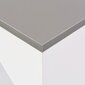 vidaXL bāra galds ar pārvietojamu plauktu, 138x40x120 cm, balts cena un informācija | Virtuves galdi, ēdamgaldi | 220.lv