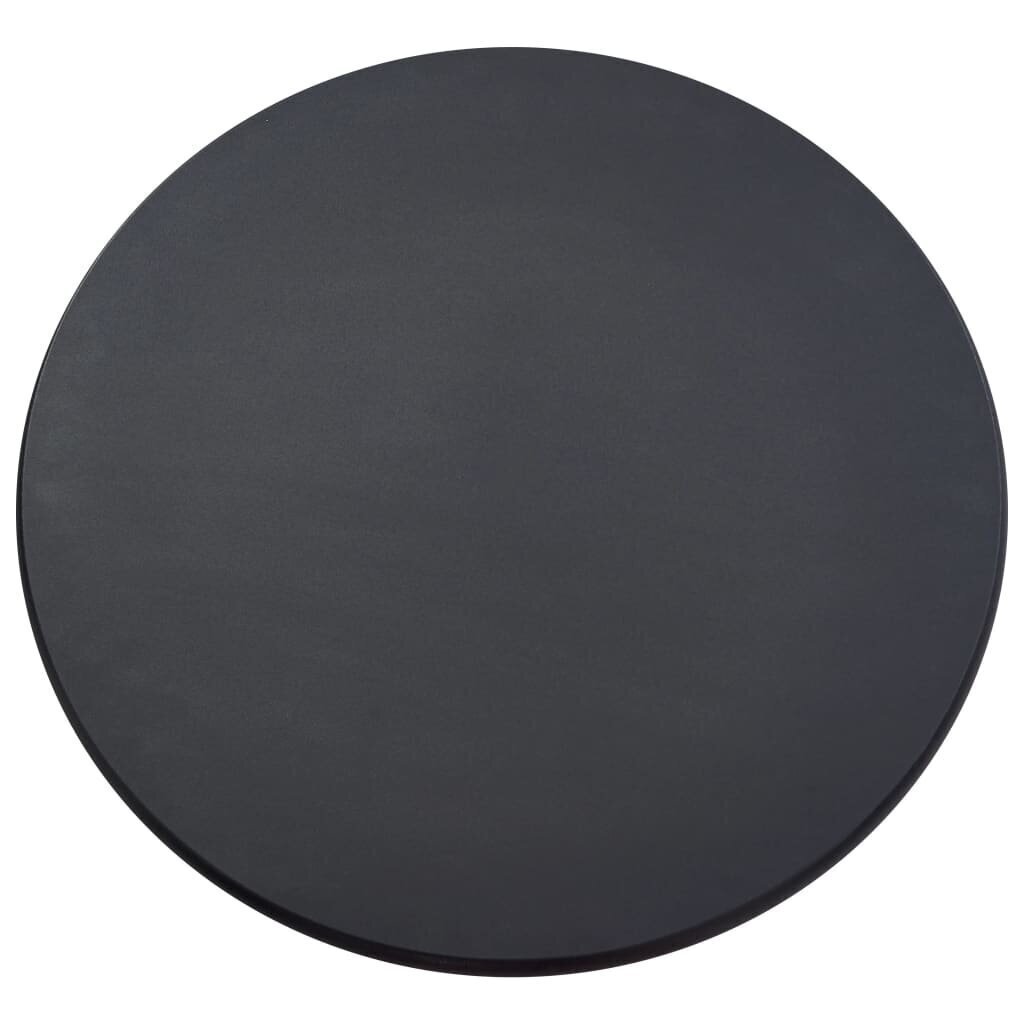vidaXL bāra galds, melns, 60x107,5 cm, MDF cena un informācija | Virtuves galdi, ēdamgaldi | 220.lv