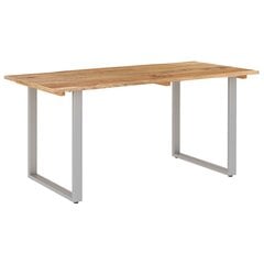 Обеденный стол, 160x80x76см, массив древесины акации цена и информация | Кухонные и обеденные столы | 220.lv