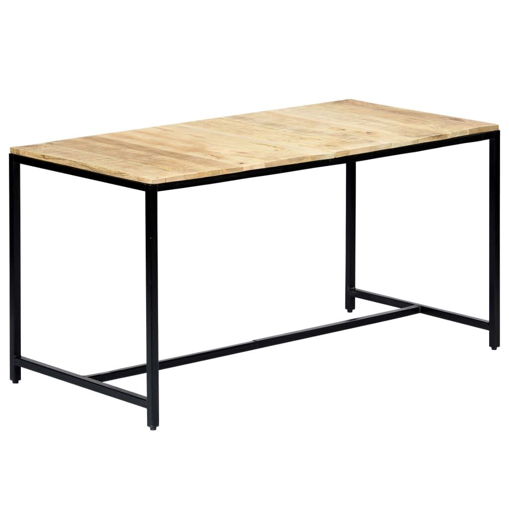 vidaXL virtuves galds, 140x70x75 cm, mango masvīkoks cena un informācija | Virtuves galdi, ēdamgaldi | 220.lv
