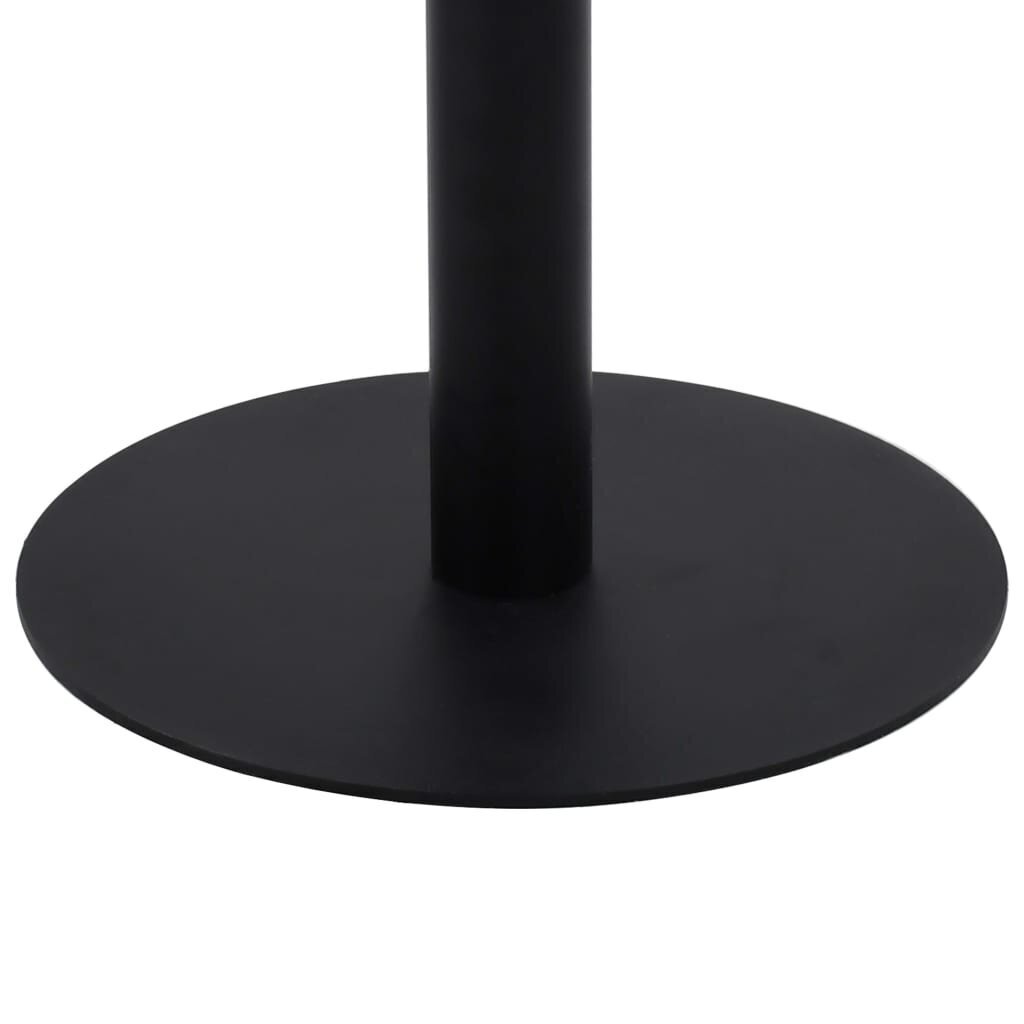 vidaXL bistro galds, tumši brūns, 80 cm, MDF cena un informācija | Virtuves galdi, ēdamgaldi | 220.lv