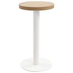 vidaXL bistro galds, gaiši brūns, 40 cm, MDF cena un informācija | Virtuves galdi, ēdamgaldi | 220.lv