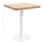 vidaXL bistro galds, gaiši brūns, 60x60 cm, MDF cena un informācija | Virtuves galdi, ēdamgaldi | 220.lv
