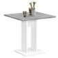 FMD virtuves galds, 70 cm, betona pelēka un balta krāsa cena un informācija | Virtuves galdi, ēdamgaldi | 220.lv