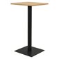 vidaXL bistro galds, 60x60x107 cm, ozolkoka krāsā cena un informācija | Virtuves galdi, ēdamgaldi | 220.lv