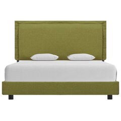 vidaXL gultas rāmis, zaļš audums, 120x200 cm цена и информация | Кровати | 220.lv