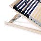 vidaXL gultas redeles, 2 gab., ar 42 līstītēm, 7 zonas, 80x200 cm cena un informācija | Gultas restes | 220.lv