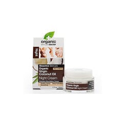 Ночной крем для лица Dr. Organic Coconut Oil, 50 мл цена и информация | Кремы для лица | 220.lv