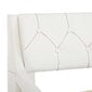 vidaXL gultas rāmis, balts, 140x200 cm, mākslīgā āda cena un informācija | Gultas | 220.lv