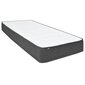 vidaXL gulta ar atsperu matraci, tumši pelēks audums, 180x200 cm cena un informācija | Gultas | 220.lv