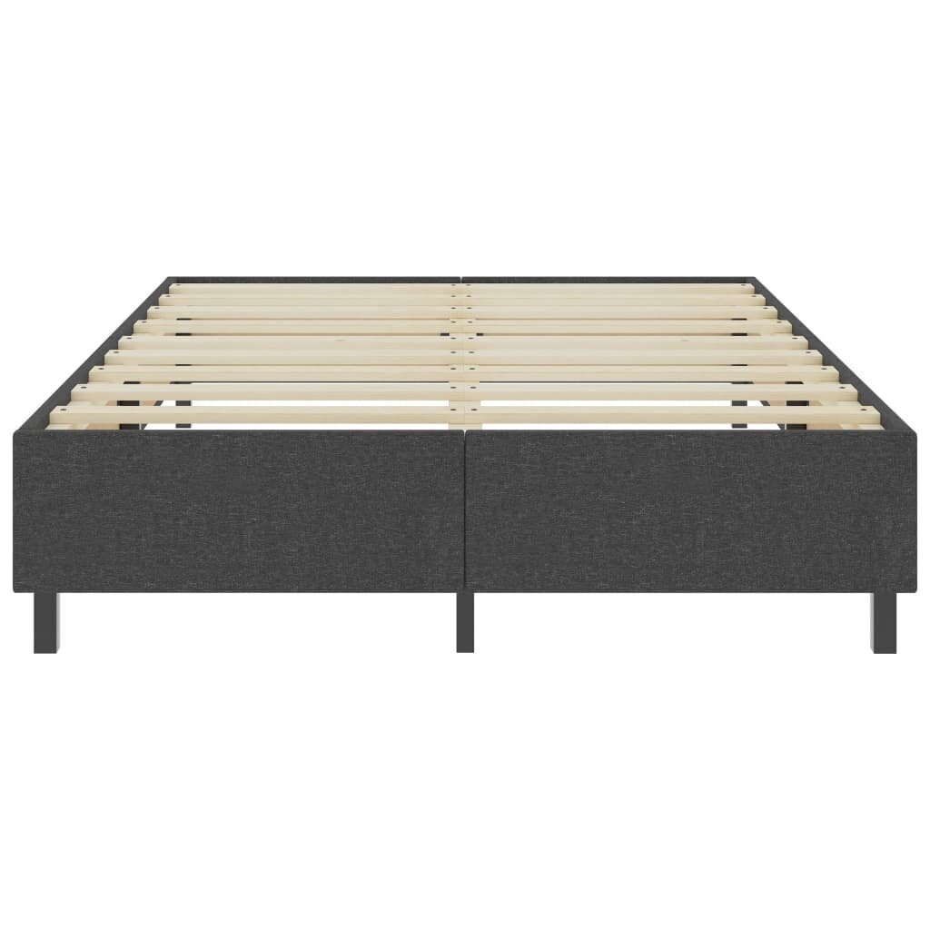 vidaXL gulta ar atsperu matraci, tumši pelēks audums, 180x200 cm цена и информация | Gultas | 220.lv