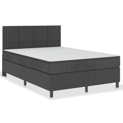 vidaXL gulta ar atsperu matraci, tumši pelēks audums, 180x200 cm цена и информация | Кровати | 220.lv