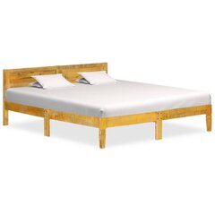 vidaXL gultas rāmis, 180 cm, mango masīvkoks цена и информация | Кровати | 220.lv