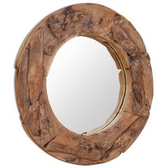 vidaXL dekoratīvs spogulis, 80 cm, apaļš цена и информация | Зеркала | 220.lv