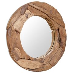 vidaXL dekoratīvs spogulis, 80 cm, apaļš cena un informācija | Spoguļi | 220.lv