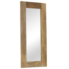 vidaXL spogulis, 50x110 cm, mango masīvkoks cena un informācija | Spoguļi | 220.lv