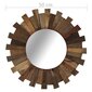 vidaXL sienas spogulis, pārstrādāts masīvkoks, 50 cm cena un informācija | Spoguļi | 220.lv