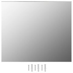 vidaXL spogulis bez rāmja, 80x60 cm, stikls cena un informācija | Spoguļi | 220.lv