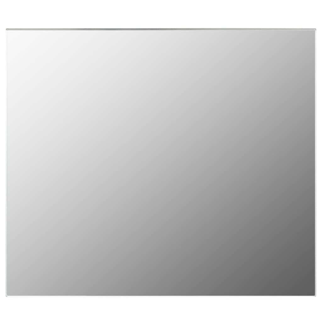 vidaXL spogulis bez rāmja, 80x60 cm, stikls cena un informācija | Spoguļi | 220.lv