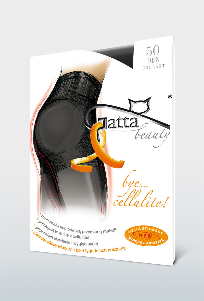 Zeķbikses Bye Cellulite., Gatta, 50 DEN, Nero cena un informācija | Zeķubikses | 220.lv