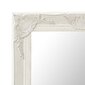 vidaXL baroka stila sienas spogulis, 60x60 cm, balts цена и информация | Spoguļi | 220.lv