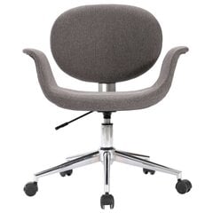 vidaXL biroja krēsls, pelēks audums cena un informācija | Biroja krēsli | 220.lv